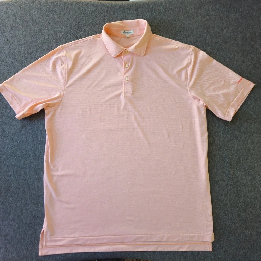 Peter Millar Summer Comfort Indian Wells Golf Club Polo Sz XL Preppy Activewear‎